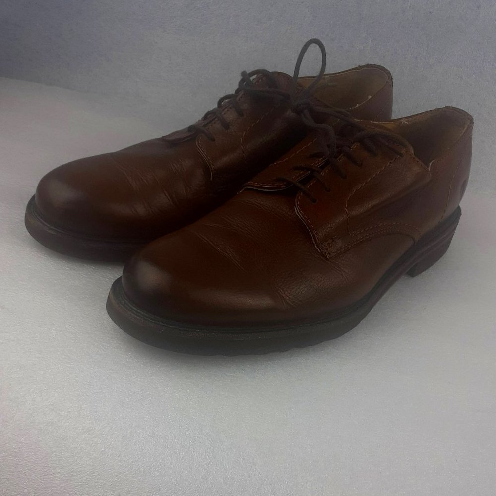 FRYE Classic Brown Leather Oxford Shoes Welted men9.5/8.5uk=women10.5us/8.5uk